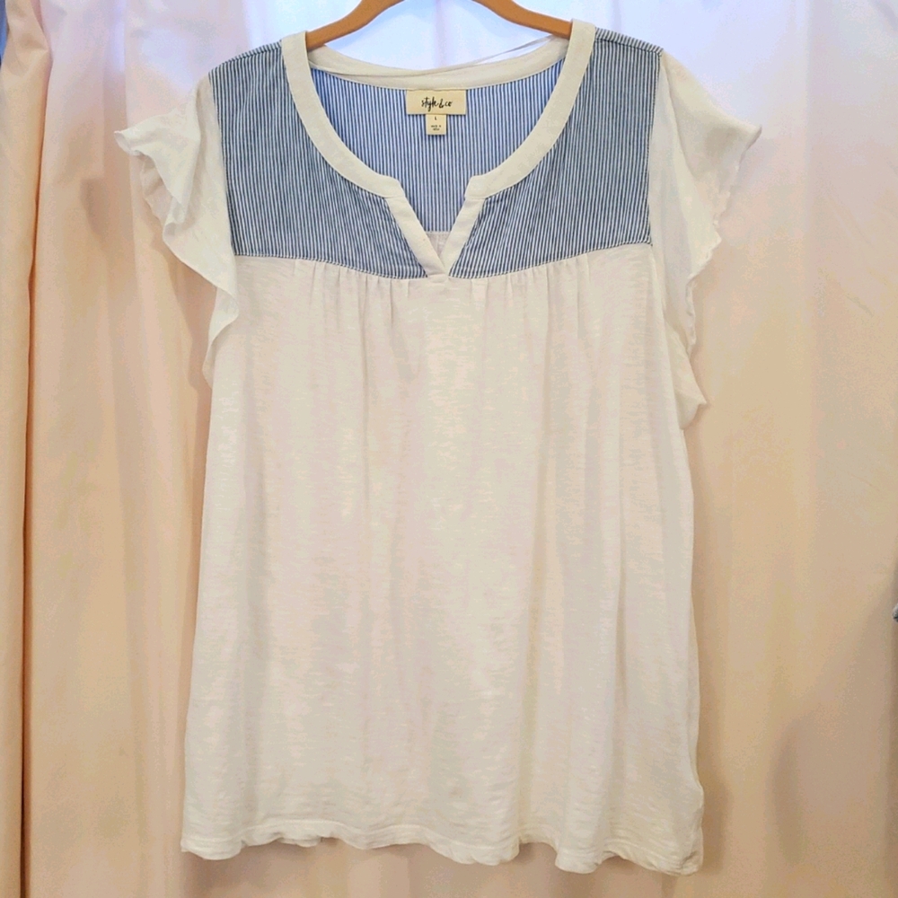 MACY"S  Style & Co. Cotton top